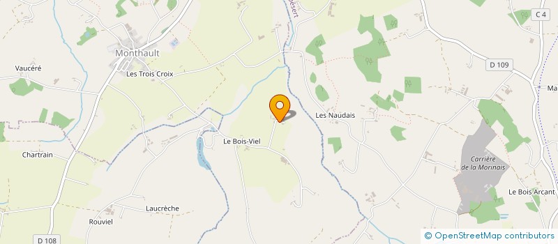 localisation de l'entreprise MADAME MARIE REBILLON  MONTHAULT