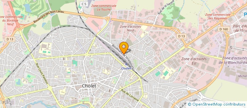 localisation de l'entreprise MADAME MARIE RECOTILLON à CHOLET