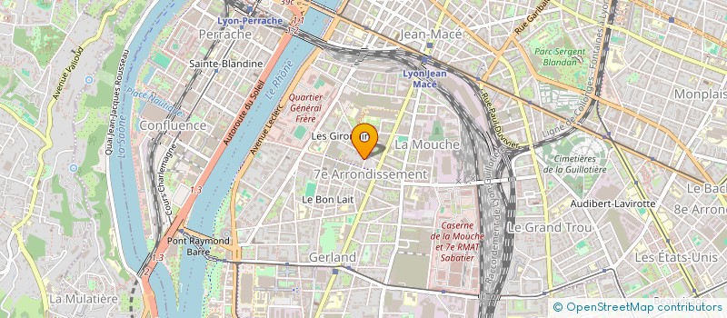 localisation de l'entreprise MADAME MARIE REDORTIER  LYON