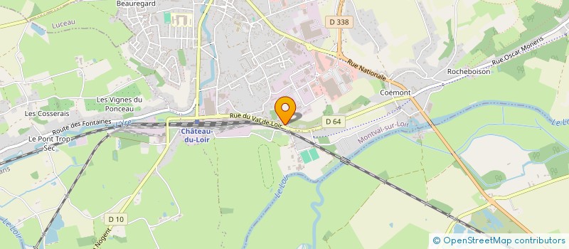 localisation de l'entreprise MADAME MARIE REFFAY  MONTVAL-SUR-LOIR