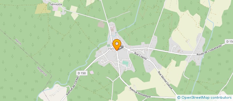 localisation de l'entreprise MADAME MARIE REGINE GIEURE  HERM