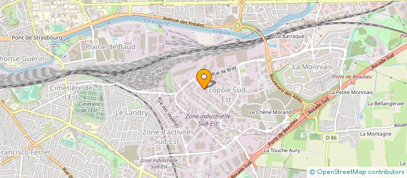 localisation de l'entreprise MADAME MARIE REGNIER  CESSON-SEVIGNE