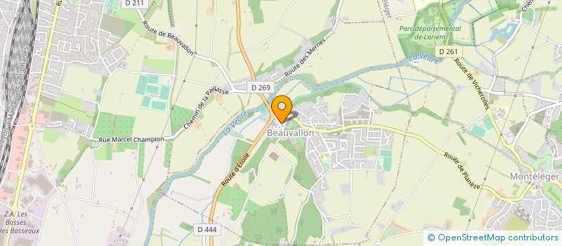 localisation de l'entreprise MADAME MARIE-REINE COLIN  BEAUVALLON