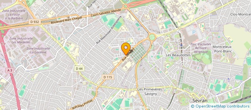 localisation de l'entreprise MADAME MARIE-REINE GNEBA à AULNAY-SOUS-BOIS