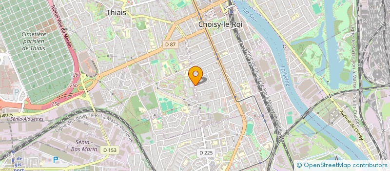 localisation de l'entreprise MADAME MARIE-REINE GROSS  CHOISY-LE-ROI