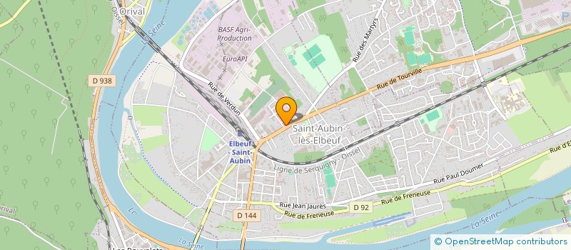 localisation de l'entreprise MADAME MARIE-REINE MEREAUX  SAINT-AUBIN-LES-ELBEUF