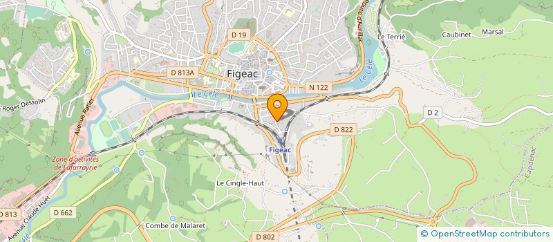 localisation de l'entreprise MADAME MARIE-REINE ROUGANNE à FIGEAC