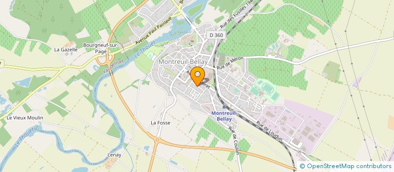 localisation de l'entreprise MADAME MARIE-REINE SINOT  MONTREUIL-BELLAY