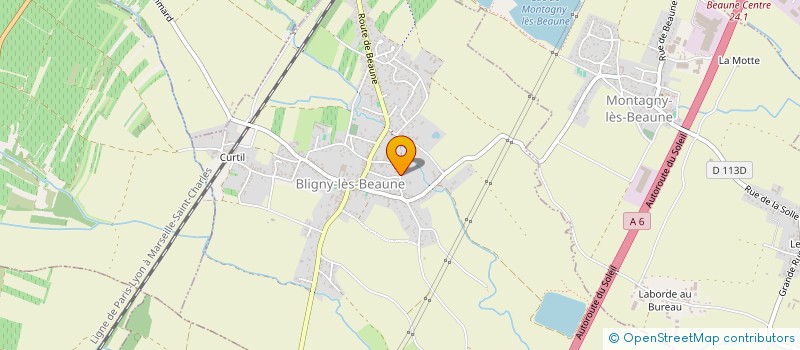 localisation de l'entreprise MADAME MARIE REINTZ  BLIGNY-LES-BEAUNE