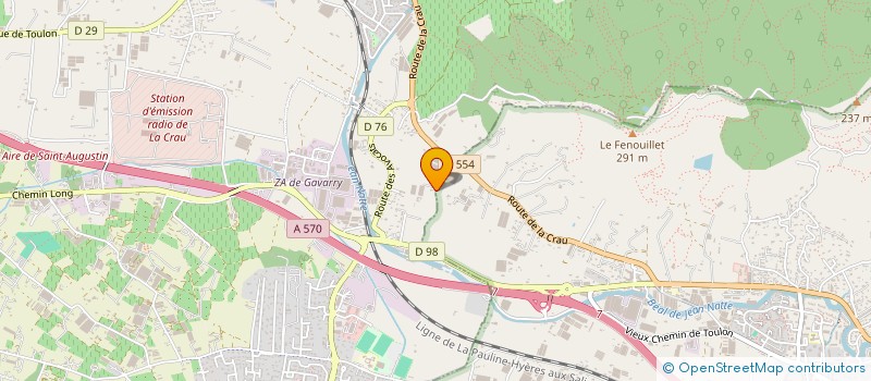 localisation de l'entreprise MADAME MARIE REIS  LA CRAU