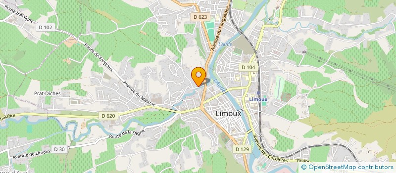 localisation de l'entreprise MADAME MARIE REMIGEREAU à LIMOUX