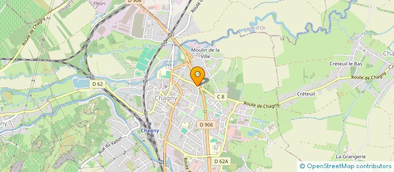 localisation de l'entreprise MADAME MARIE REMONDY  CHAGNY