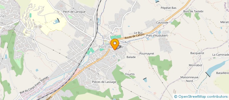 localisation de l'entreprise MADAME MARIE REMY  PONT-DU-CASSE