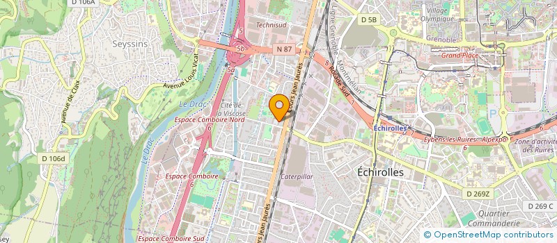 localisation de l'entreprise MADAME MARIE REN  ECHIROLLES