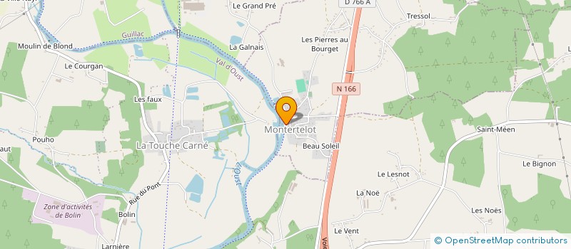 localisation de l'entreprise MADAME MARIE RENARD  MONTERTELOT