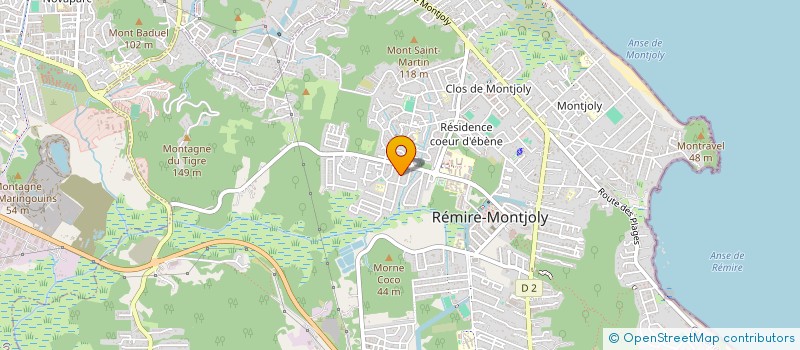 localisation de l'entreprise MADAME MARIE RENARD  REMIRE-MONTJOLY