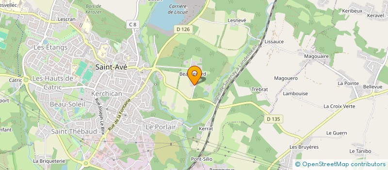 localisation de l'entreprise MADAME MARIE RENAULT  SAINT-AVE