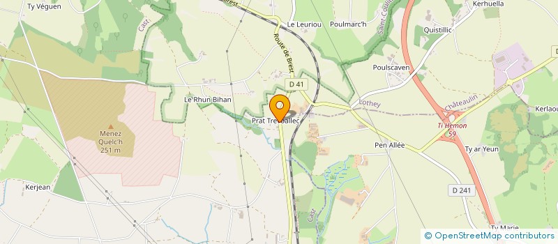 localisation de l'entreprise MADAME MARIE RENE  CAST