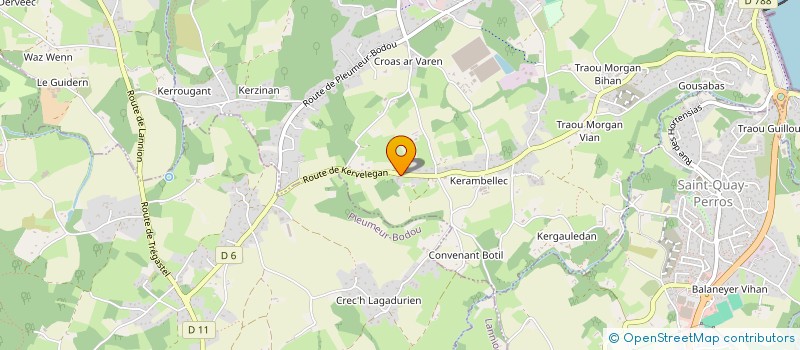 localisation de l'entreprise MADAME MARIE-RENEE JAFFRET à PERROS-GUIREC