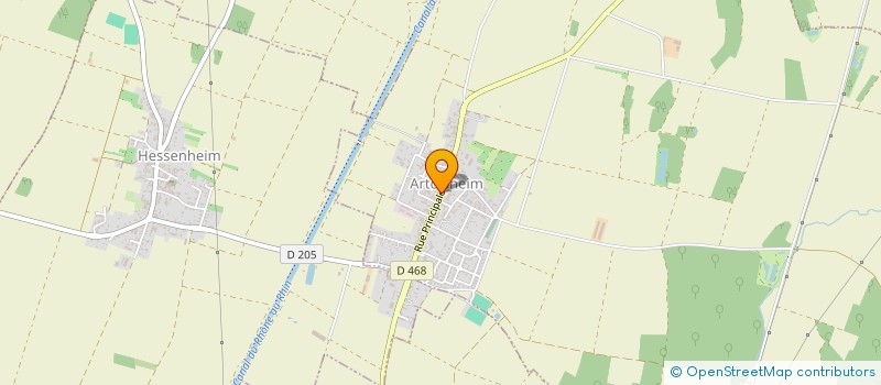 localisation de l'entreprise MADAME MARIE RENEE MICHELE BOEHRER  HESSENHEIM