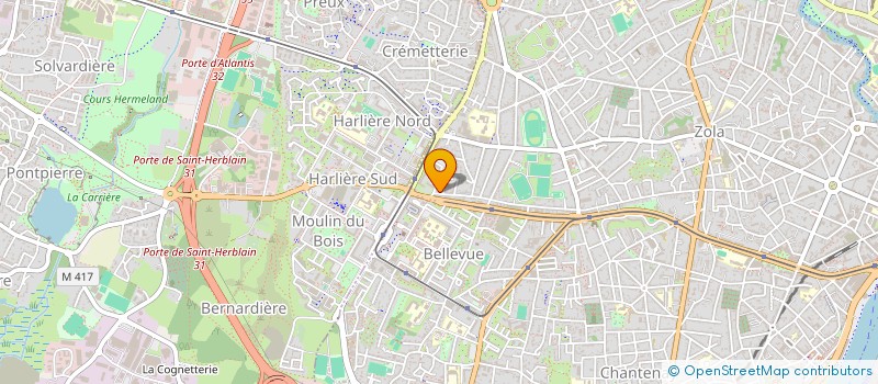 localisation de l'entreprise MADAME MARIE-RENEE MIGNE à NANTES