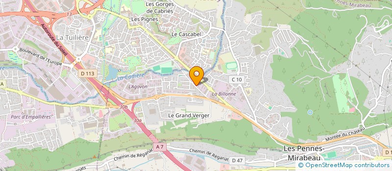 localisation de l'entreprise MADAME MARIE RENOUAD à LES PENNES-MIRABEAU