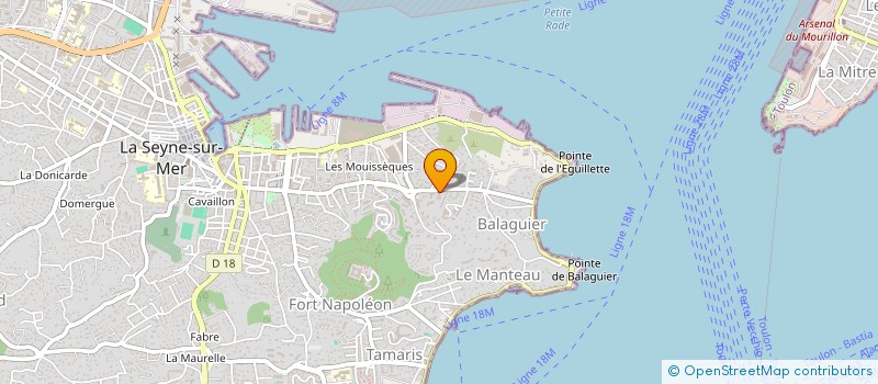 localisation de l'entreprise MADAME MARIE RENUCCI à LA SEYNE-SUR-MER