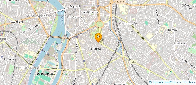 localisation de l'entreprise MADAME MARIE REOULE  TOULOUSE