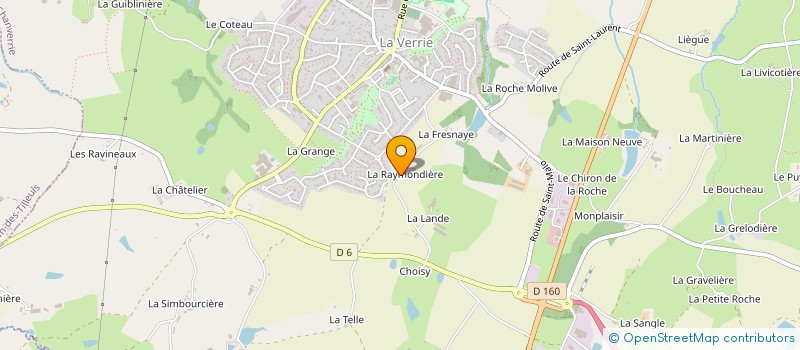 localisation de l'entreprise MADAME MARIE RETAILLEAU  CHANVERRIE