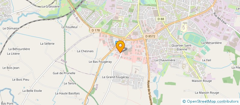 localisation de l'entreprise MADAME MARIE RETUREAU à VITRE