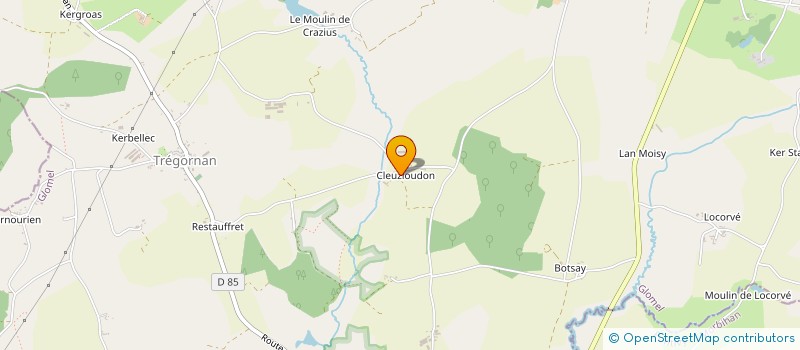 localisation de l'entreprise MADAME MARIE RETY à GLOMEL
