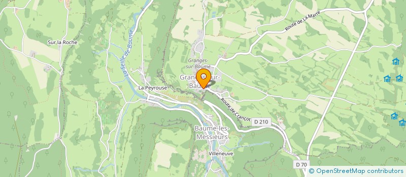 localisation de l'entreprise MADAME MARIE REVELLLIN  VOITEUR