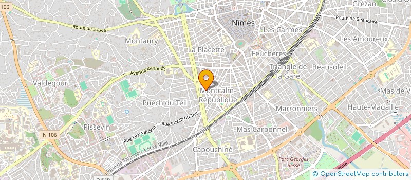 localisation de l'entreprise MADAME MARIE REVERBEL  NIMES