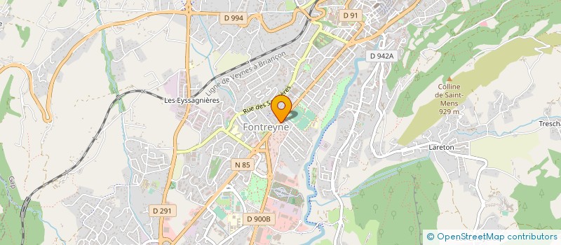 localisation de l'entreprise MADAME MARIE REYBAUD  GAP