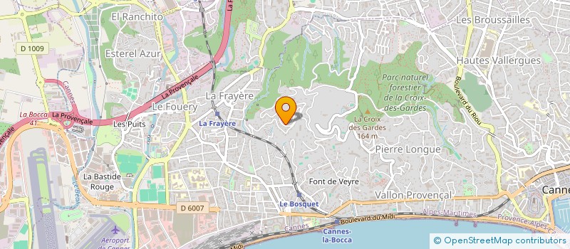 localisation de l'entreprise MADAME MARIE REYDELET à CANNES