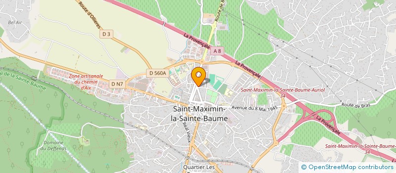 localisation de l'entreprise MADAME MARIE REYNES  SAINT-MAXIMIN-LA-SAINTE-BAUME