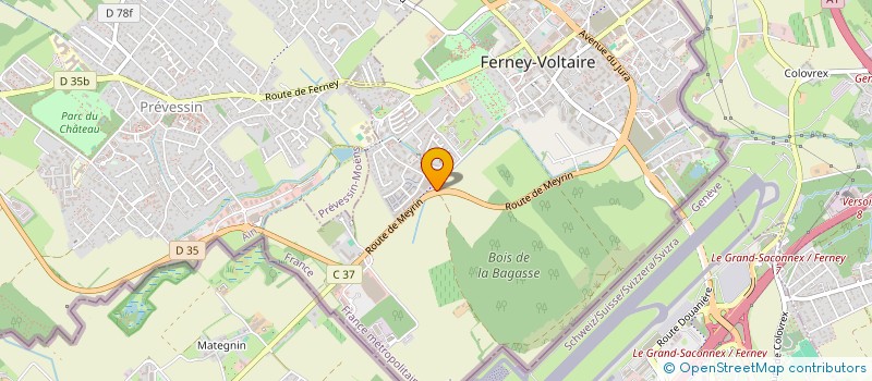 localisation de l'entreprise MADAME MARIE REYNIS à FERNEY-VOLTAIRE