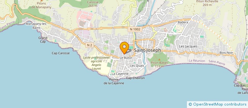 localisation de l'entreprise MADAME MARIE REYPE à SAINT-JOSEPH