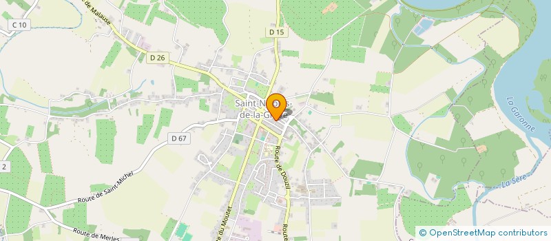 localisation de l'entreprise MADAME MARIE RIBAIL  SAINT-NICOLAS-DE-LA-GRAVE