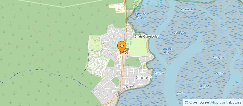 localisation de l'entreprise MADAME MARIE RIBEIRO  LEGE-CAP-FERRET