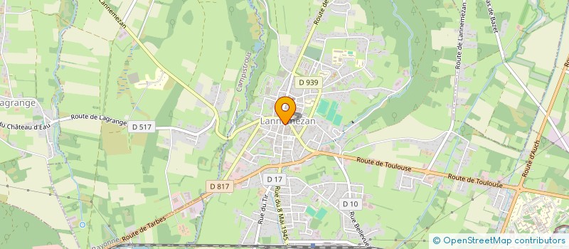 localisation de l'entreprise MADAME MARIE RIBEIRO  LANNEMEZAN