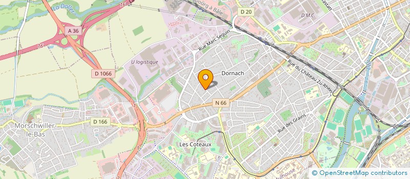 localisation de l'entreprise MADAME MARIE RIBSTEIN  MULHOUSE