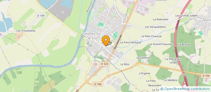 localisation de l'entreprise MADAME MARIE RICHARD à SEICHES-SUR-LE-LOIR
