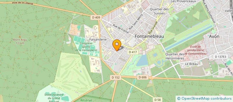 localisation de l'entreprise MADAME MARIE RICHARD-PENELLE à FONTAINEBLEAU