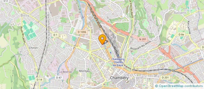 localisation de l'entreprise MADAME MARIE RICHET à CHAMBERY