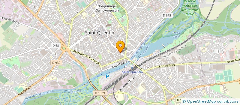 localisation de l'entreprise MADAME MARIE RICHMOND à SAINT-QUENTIN