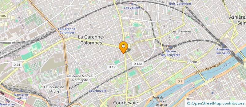 localisation de l'entreprise MADAME MARIE RICHON à COURBEVOIE