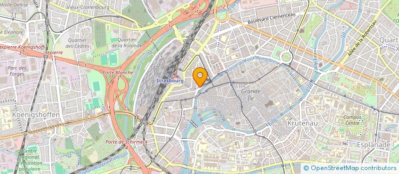 localisation de l'entreprise MADAME MARIE RIEBEL à STRASBOURG