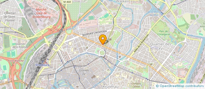 localisation de l'entreprise MADAME MARIE RIETSCH à STRASBOURG