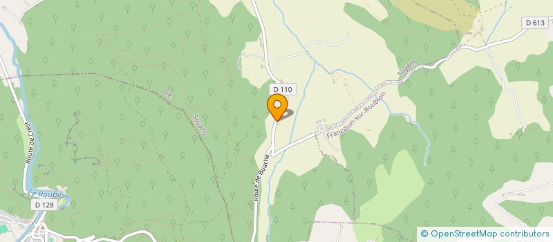 localisation de l'entreprise MADAME MARIE RIGAUD  SOYANS